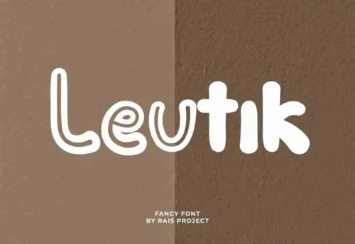 Leutik Cartoon Font