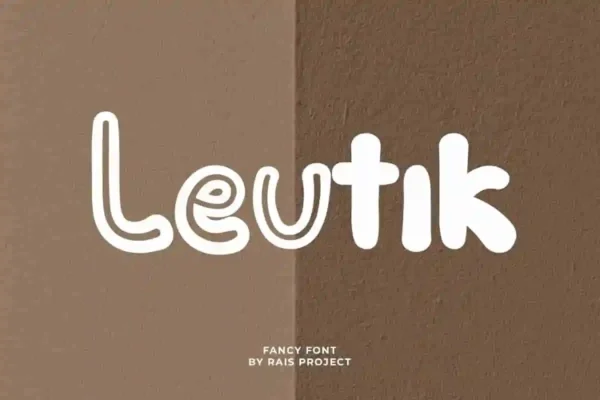 Leutik Cartoon Font