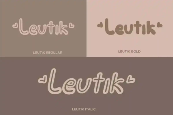 Leutik Cartoon Font - Image 9