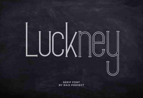 Luckney Sans Serif Font