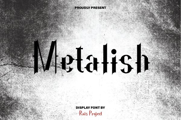 Metalish Horror Font