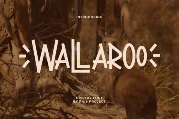Wallaroo Display Font