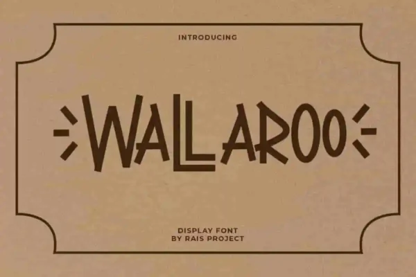 Wallaroo Display Font - Image 7