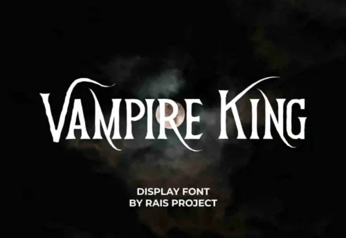 Vampire King Sans Serif Font