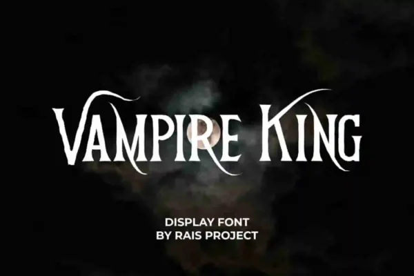 Vampire King Sans Serif Font
