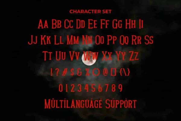 Vampire King Sans Serif Font - Image 4