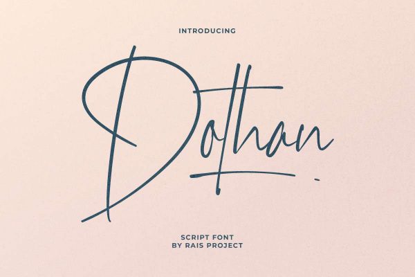 Dothan Signature Font - Image 10