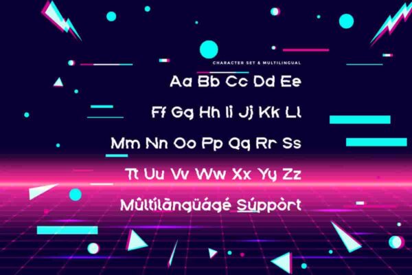New Glitch Display Font - Image 4