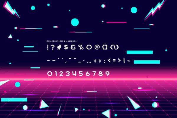 New Glitch Display Font - Image 6