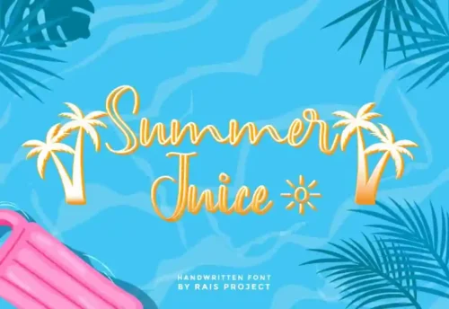 Summer Juice Handwriting Font