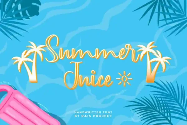 Summer Juice Handwriting Font