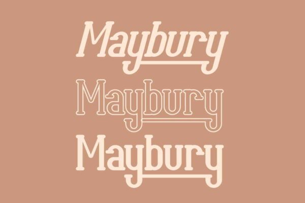 Maybury Serif Font
