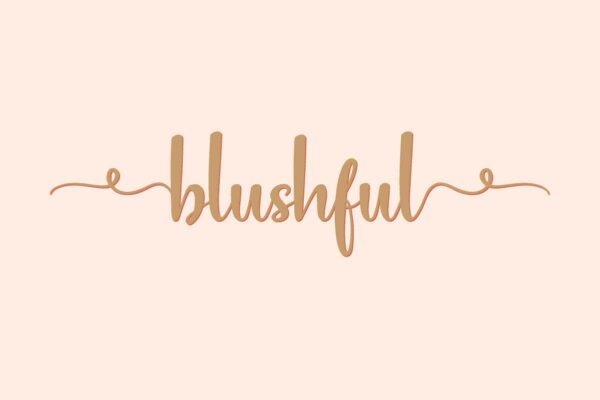 Blushful Calligraphy Font