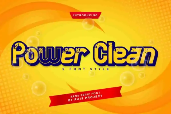 Power Clean Display Font - Image 11