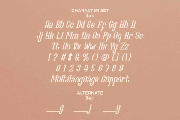 Maybury Serif Font - Image 7