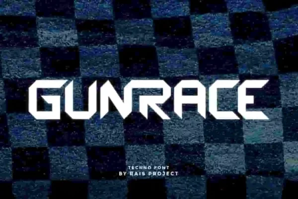 Gunrace Display Font - Image 2