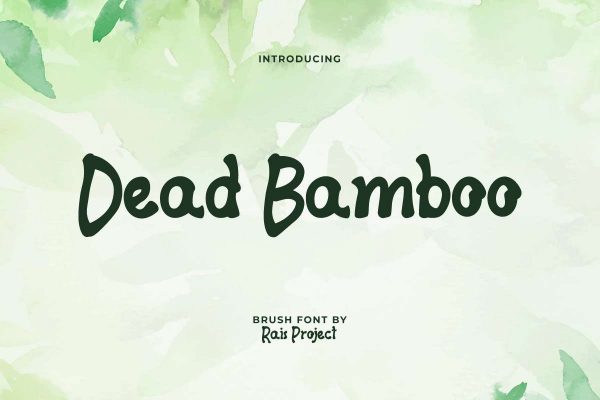 Dead Bamboo Font