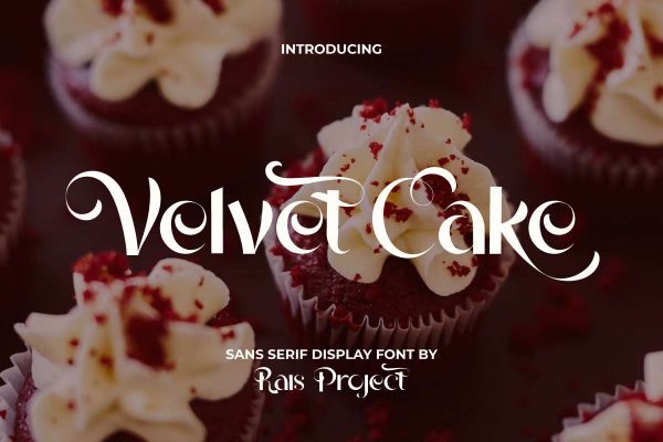 Velvet Cake Font - Image 10