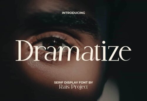 Dramatize Display Font
