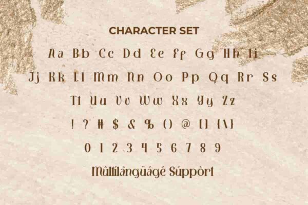 Bohemian Gold Font - Image 5
