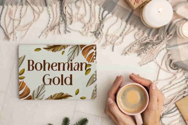 Bohemian Gold Font - Image 6