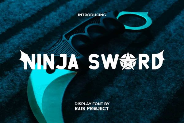 Ninja Sword Font - Image 10