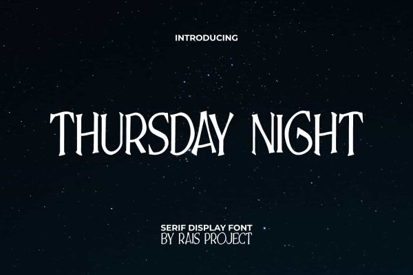 Thursday Night Font - Image 9