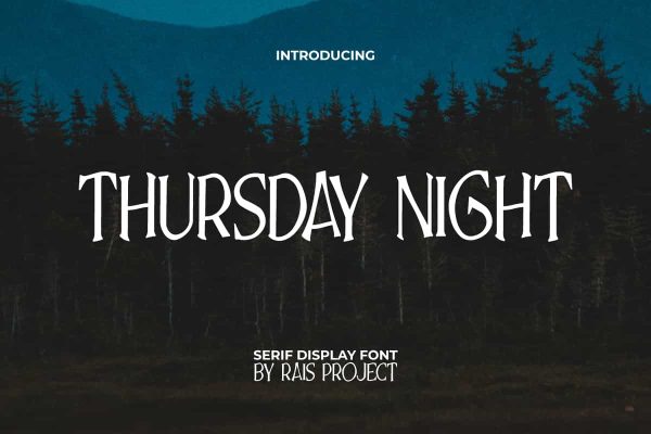 Thursday Night Font