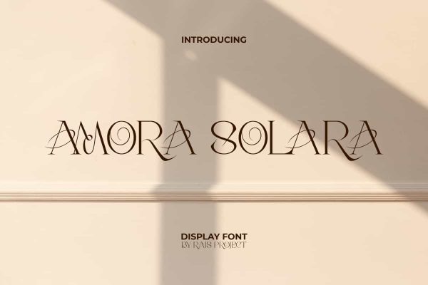 Amora Solara Font