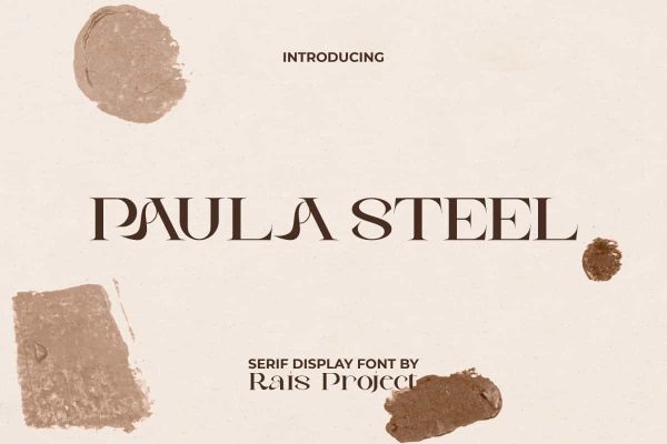 Paula Steel Font