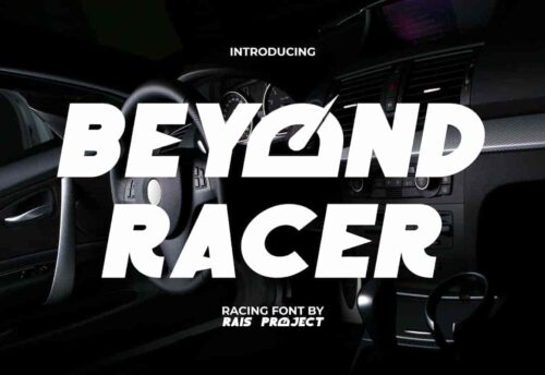 Beyond Racer Display Font