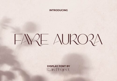Fayre Aurora Display Font