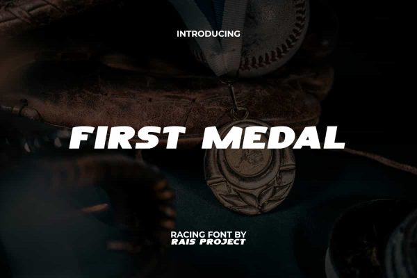 First Medal Font - Image 9