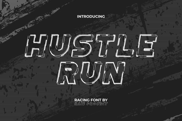 Hustle Run Font