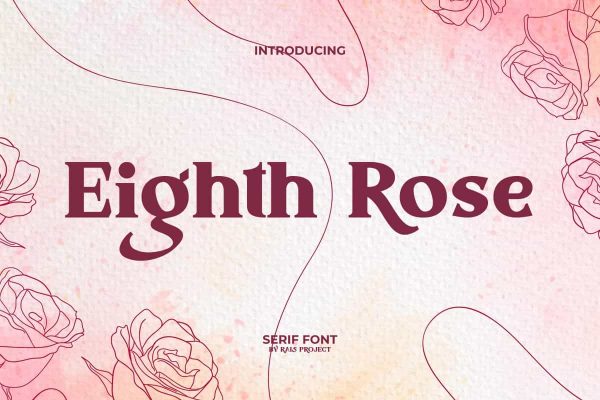 Eighth Rose Font