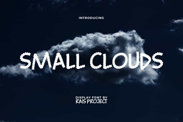 Small Clouds Font - Image 9