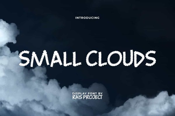 Small Clouds Font