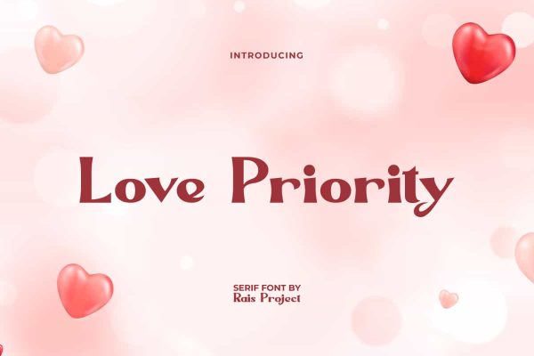 Love Priority Font