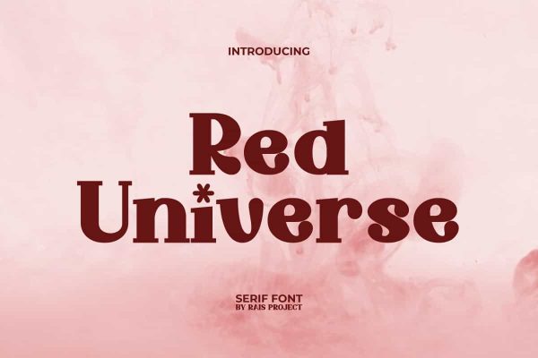 Red Universe Font