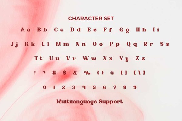 Red Universe Font - Image 5