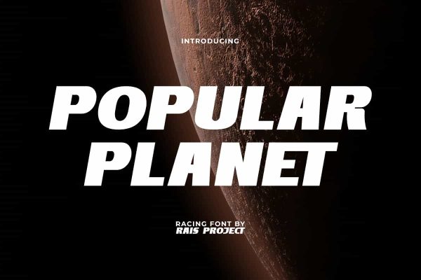 Popular Planet Font - Image 9