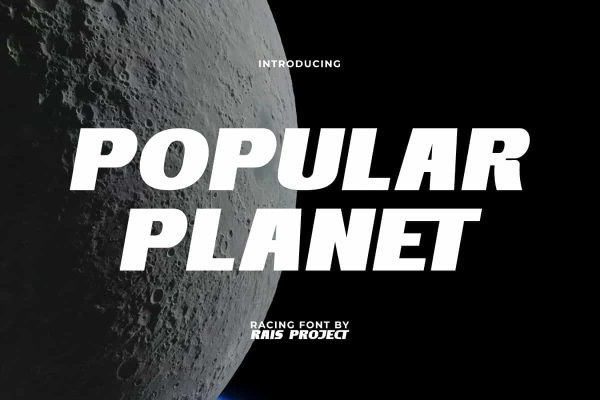 Popular Planet Font