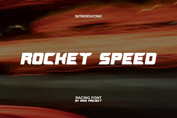 Rocket Speed Font - Image 8