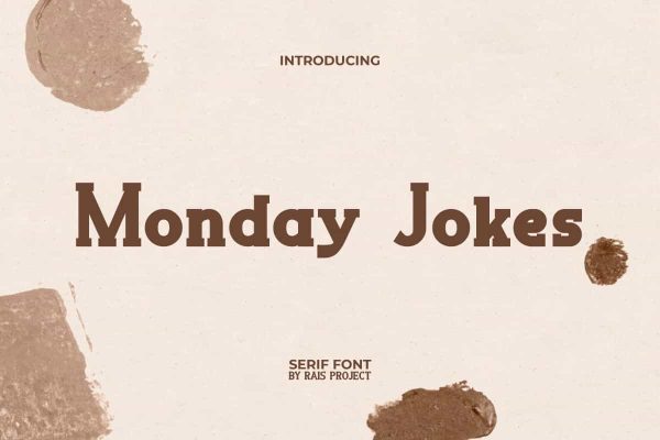 Monday Jokes Font - Image 9