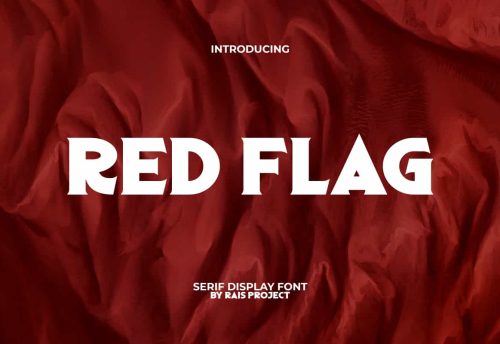 Red Flag Font