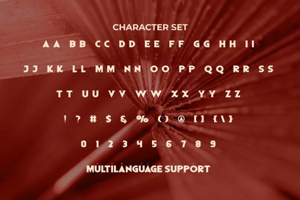 Red Flag Font - Image 5
