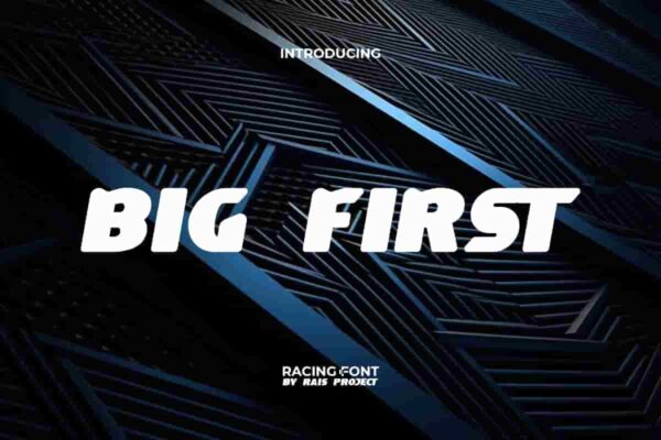 Big First Display Font - Image 9