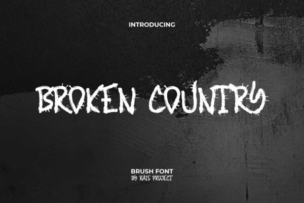 Broken Country Font