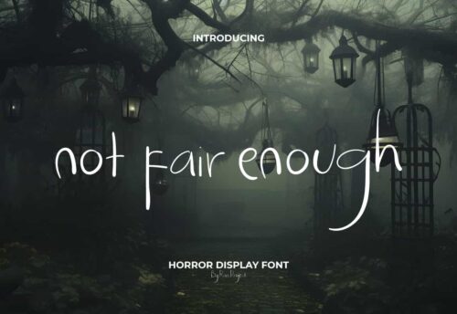 Not Fair Enough Font