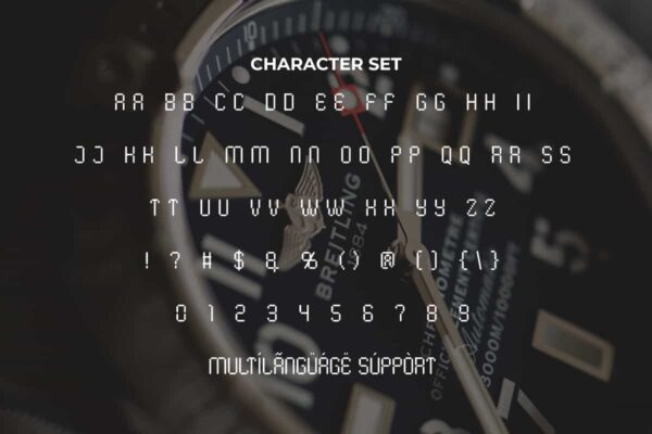 Time Watch Font - Image 5
